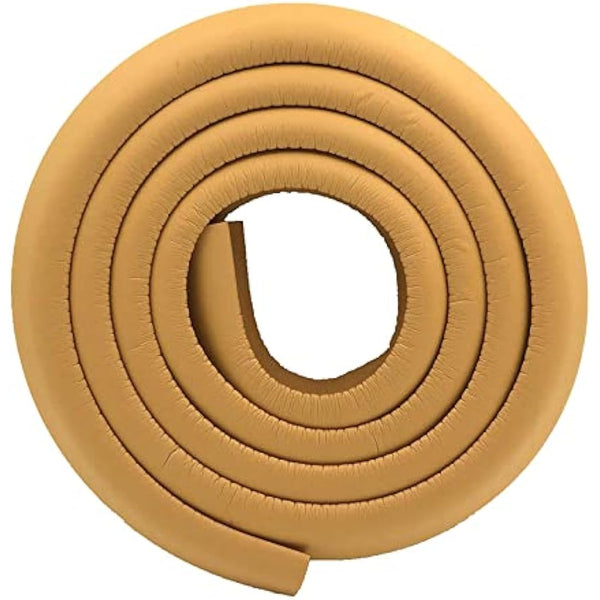 M2cbridge L Shape Extra Thick Furniture Table Edge Protectors Foam Baby Safety Bumper Guard 2 M (wood)