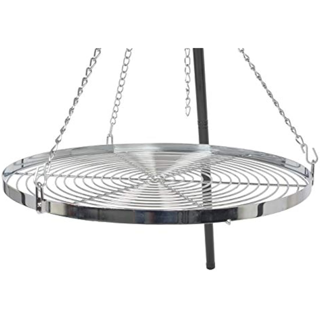 La Hacienda 55578 Tripod Grill, Steel, Black