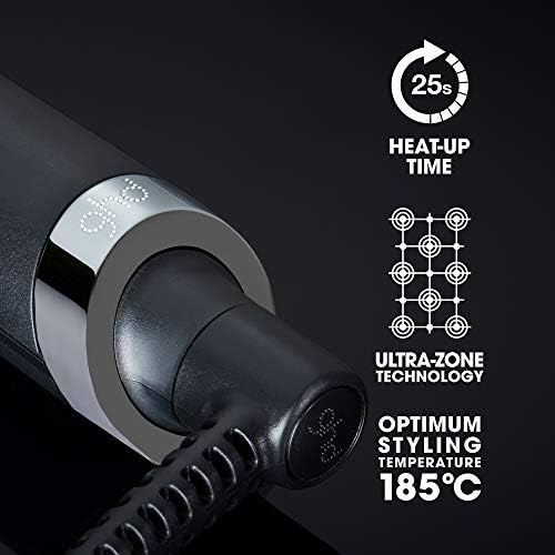 ghd Curve® Curl Tongs, For Lasting Healthy-Looking Curls, With Ultra-Zone Technology And Optimum Styling Temp 185ºC, Protective Cool Tip, Auto Sleep Mode