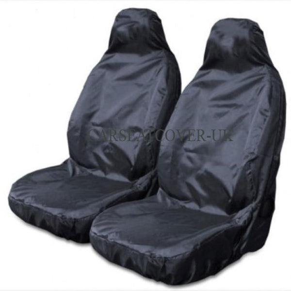 Carseatcover-UK BLKWPFS237 Car Seat Covers, Heavy Duty, Waterproof, Full Set, Black