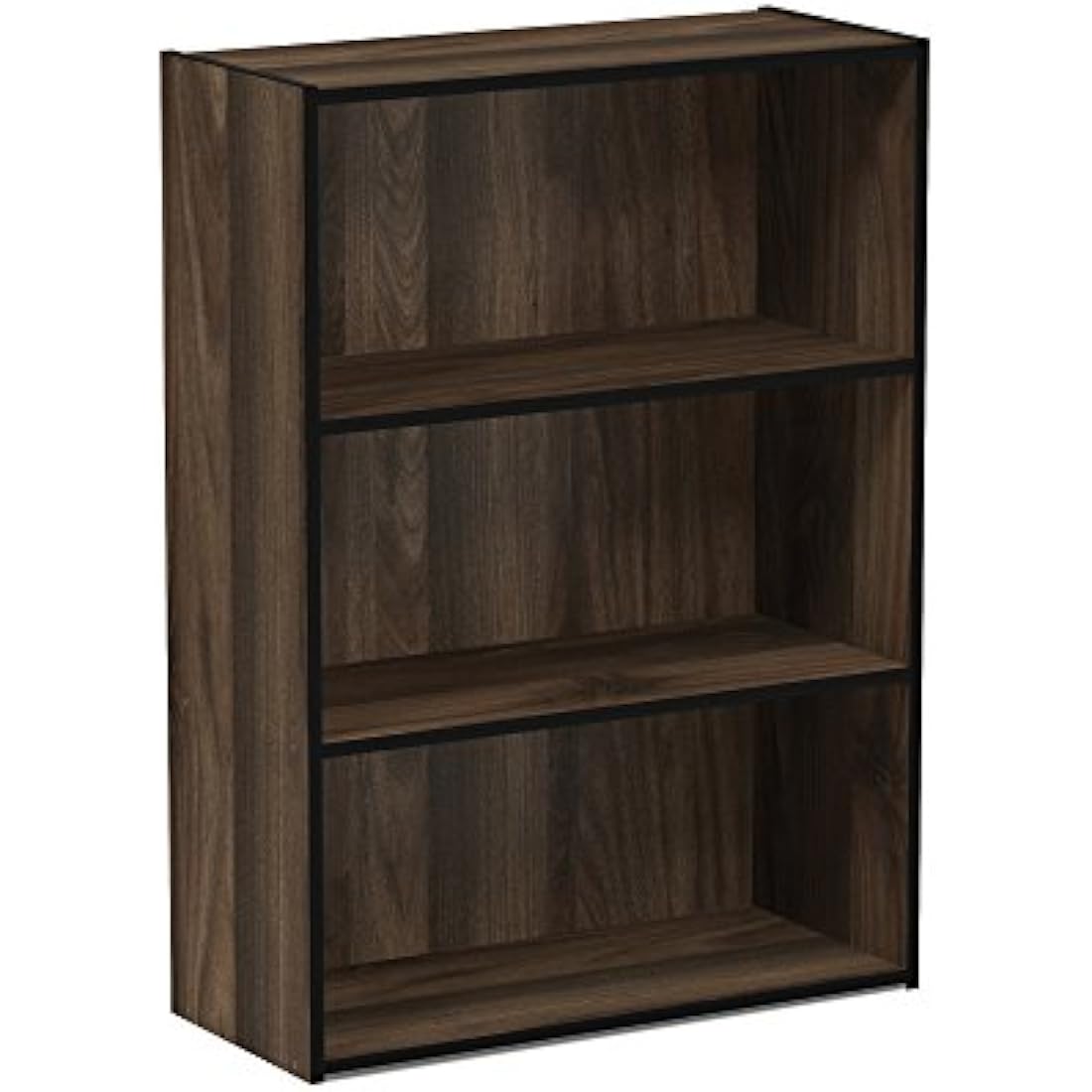 Furinno Pasir 3-Tier Open Shelf, Columbia Walnut