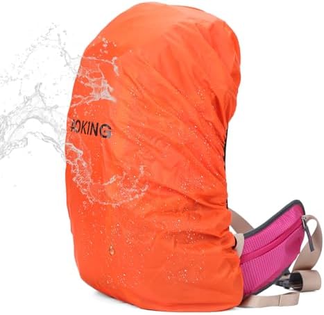 Aoking,Hiking backpack,detachable airflow mesh board,waterproof,SOS whistle,with rain cover