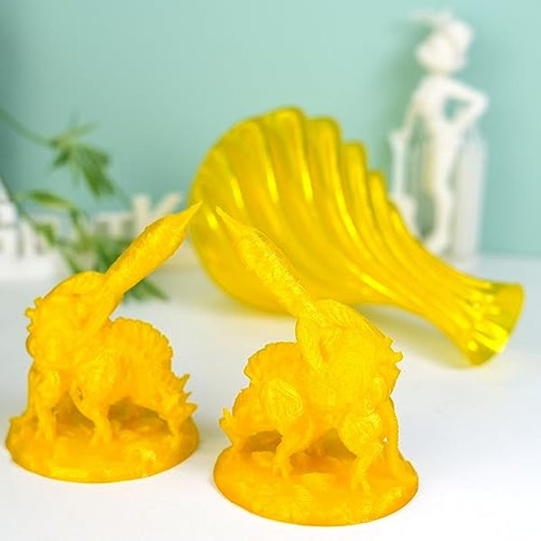 GratKit PETG Filament 1.75mm 6KG Bundle,3D Printer Filament PETG,Accuracy +/- 0.03mm,Fit Most 3D FDM Printers (6 Packs of 1KG Spools,Black,White,Gray,Red,Transparent Blue,Transparent Yellow)