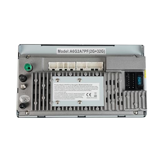 ATOTO A6 PF 7inch Double-DIN Android Car Stereo, DAB+ Ready, Wireless CarPlay, Wireless Android Auto, Mirrorlink, TouchScreen Car Radio, Dual Bluetooth, WiFi/BT/USB Tethering, HD LRV, 2G+32G, A6G2A7PF