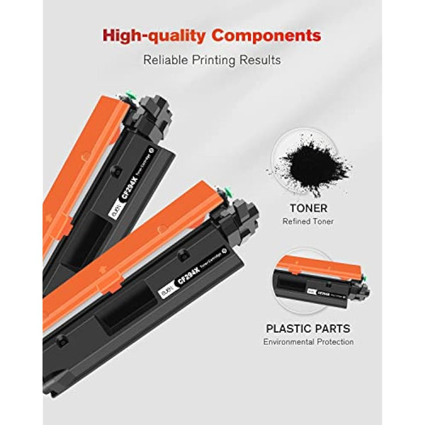 ejet 94X Toner Cartridges for HP 94 X CF294X CF 294A Compatible with Laserjet Pro M118dw MFP M148dw M148fdw M148fw (Black, 2-Pack)