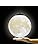 KRUIHAN 3D Print Led Moon Lamp Hang Ceiling Lamp Moon Light Night Light for Kids Room Restaurant Bed Room Living Room 25CM