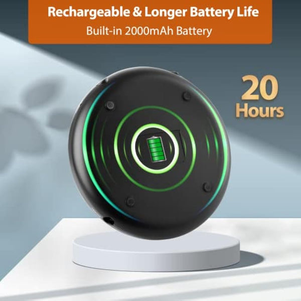 Hernido Portable CD Player for Car, Compact Disc Personal CD Player with FM Transmitter, USB Rechargeable CD Player with Headphones, Shockproof/Resume Playback Walkman