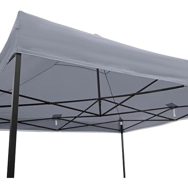 All Seasons Gazebos 3x3m Heavy Duty Fully Waterproof Pop up Gazebo With Accessory Pack - Metallic Grey