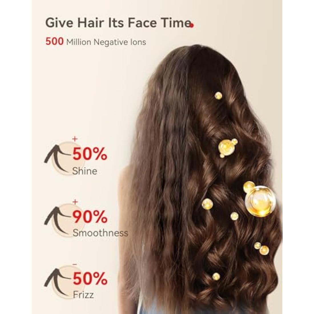 HEXTEK Hair Dryer, 500 Million Negative Ionic Hairdryer, High Speed Brushless Motor 160,000 RPM for 2min Fast Drying Lightweight Portable Travel Professional Blow Dryer for Women and Men(Pink)