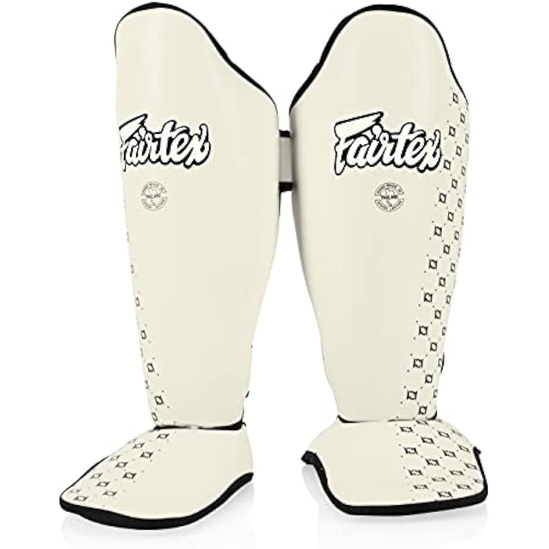Fairtex Competition Muay Thai Shin Guards, SP5 - Black, Blue, Yellow
