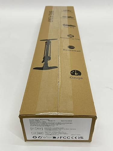 GOBKO Bike Pump Bicycle Floor Pump with Gauge, Bicycle Pumps with Presta and Schrader tire Pump multifunctional Air Pump for Road Bike MTB Sports Balls Pump High Pressure 160Psi &11Bar