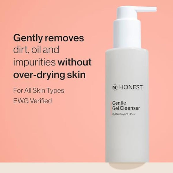 Honest Beauty Gentle Gel Cleanser with Chamomile & Calendula Extracts | Sulfate Free, Paraben Free | 5.0 fl. oz.
