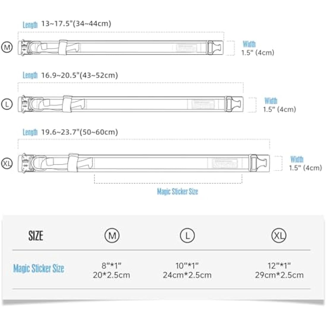 EXCELLENT ELITE SPANKER Tactical Dog Collar Nylon Adjustable Training Collar Military Dog Collar Heavy Duty Metal Buckle with Control Handle for Medium and Large Dogs with Patches(BLK-XL)
