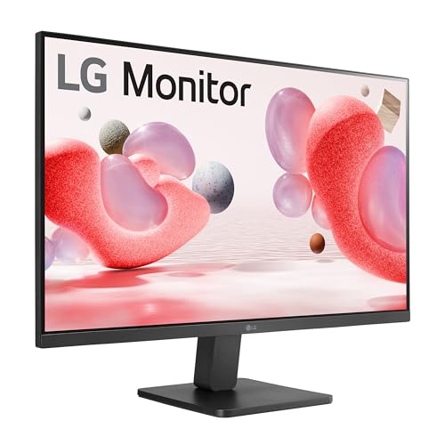 LG Electronics Monitor 27MR400-B, 27 Inch, Full HD 1080p, 100Hz, 5ms GtG, IPS Panel, AMD FreeSync, Smart Energy Saving, Anti-Glare, HDMI, Matte Black