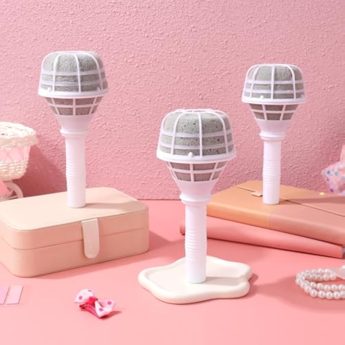 Happyyami 6pcs Bouquet Holder DIY Wedding Foam Bouquet Handle Bridal Floral Fresh Artificial Flower Holder