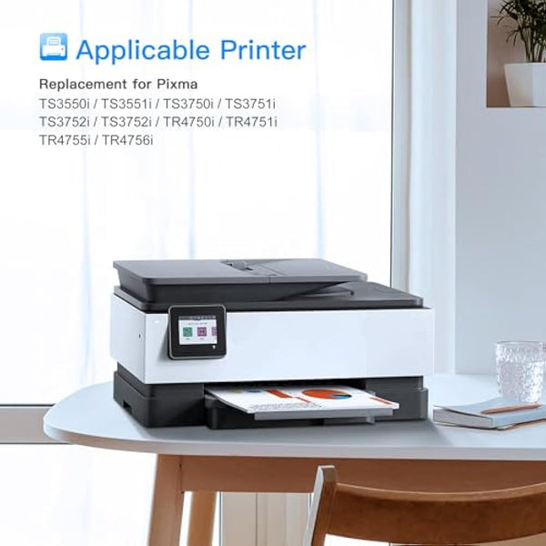 575XL 576XL Ink Cartridges multipack Replacement for Canon PG-575XL CL-576XL Printer Cartridges Remanufactured for Canon PIXMA TS3550i TS3551i TS3750i TR4750i TR4751i (1 Black+1 Colour)