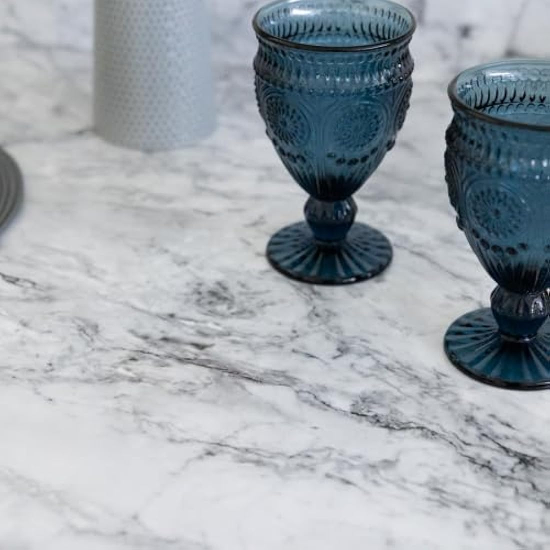 67.5cm x 2m (Pack of 5 + App Kit) d-c-fix Marble Romeo Grey Sticky Back Plastic Vinyl wrap Film (346-8149)