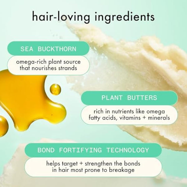 amika the kure intense strength repair hair mask - strengthening hair care for dry, damaged strands - rich deep conditioner enriched with bond fortifying technology to help reduce breakage (250 ml)