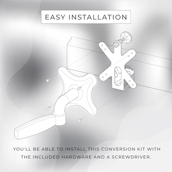 HumanCentric VESA Mount Compatible with Acer Monitors SA241Y bi, SA271 bi, SB241Y Abi, SB271 bi, RL242YE, R242Y Ayi and R270 SMIPX and Viewsonic VX2776-smhd-2 and VX2476-smhd-2