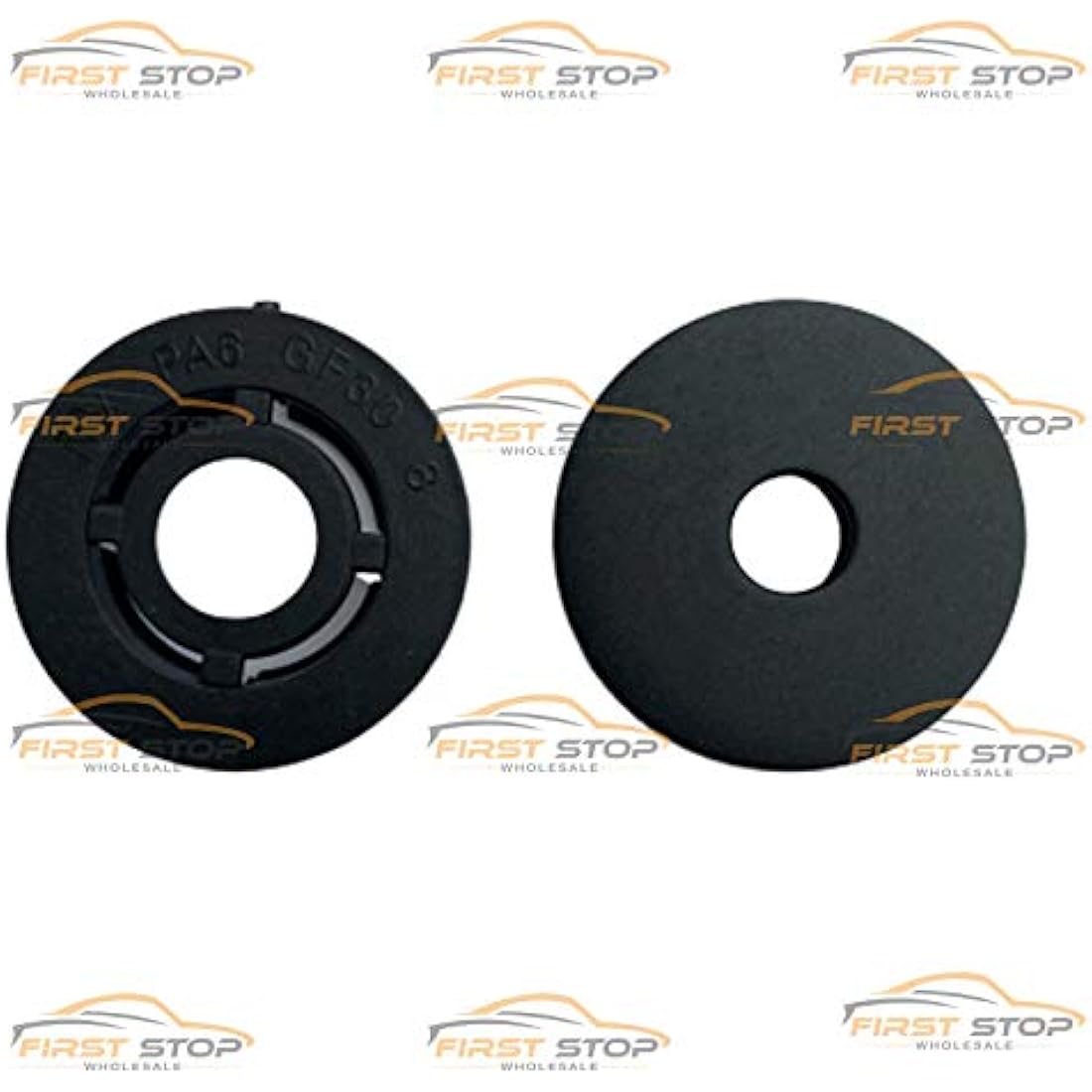 FSW - Compatible with Ssangyong Rexton 2017 On, Tailored Car Floor Mats - Black Carpet - Anti Slip Mat - Non Slip Car Floor Mat - Granulated Backing - 3 Piece Set - Floor Mat Only - Black Trimming