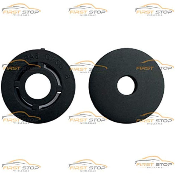 FSW - Compatible with Ssangyong Rexton 2017 On, Tailored Car Floor Mats - Black Carpet - Anti Slip Mat - Non Slip Car Floor Mat - Granulated Backing - 3 Piece Set - Floor Mat Only - Black Trimming