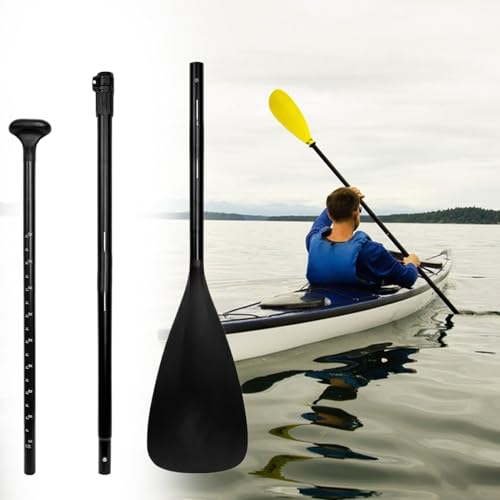 Uozonit Stand up Paddle - Ergonomic Telescoping Paddle,Removable Portable Reusable Canoe Accessories Rowing Tool for Beginner Fishing Boating Surfing Outdoor Sea Activities Daily