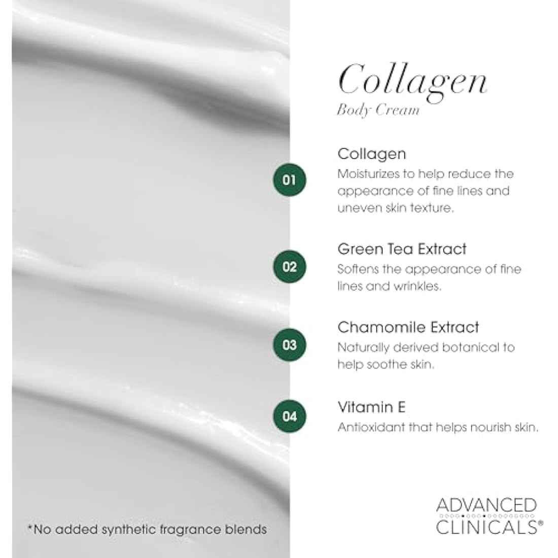 Advanced Clinicals Retinol Cream and Collagen Cream Skin Care set. Value anti-aging set for wrinkles, fine lines, firming skin. 16oz Spa size are great for face cream and body moisturizer.