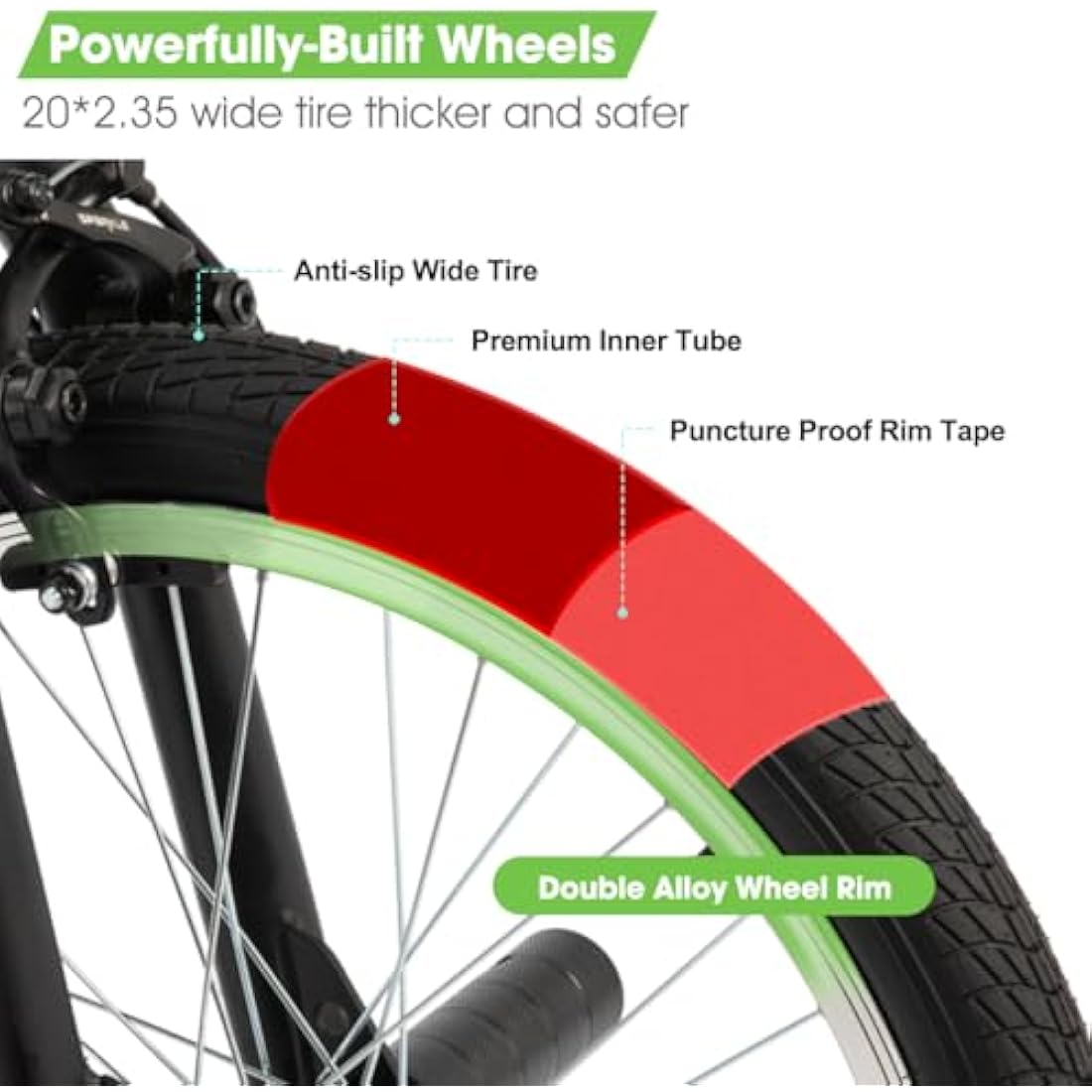 HILAND 20 Inch BMX Freestyle Bike for boys girlss With 360 Degree Gyro & 4 Pegs, 20 Inch BMX Bike for 9 10 11 12 13 Years old kid girl boys girls