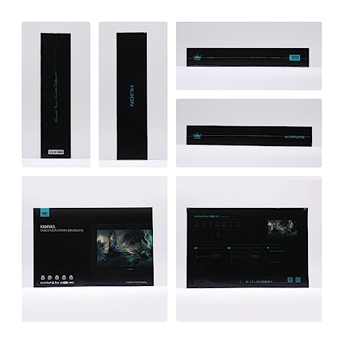 HUION Kamvas Pro 16(4K) UHD Graphic Tablet with Screen, 15.6-inch Monitor Full-Laminated Anti-Glare, Tilt Function 8192 Battery-Free Stylus PW517 for PC, Mac, Android