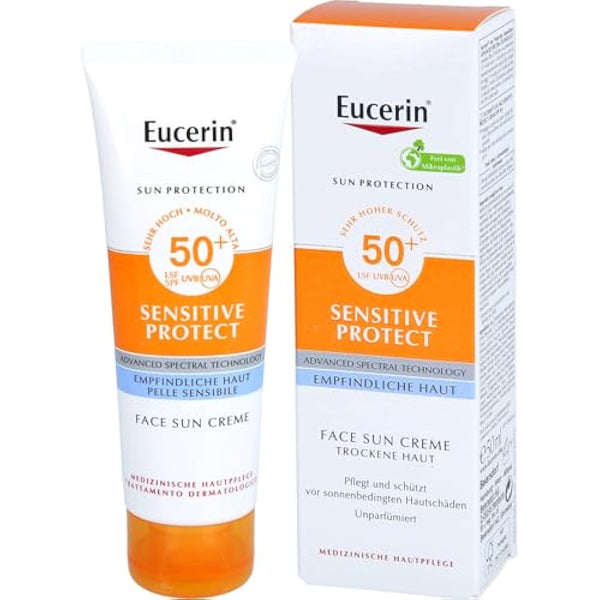 Eucerin Sensitive Protect Face Sun Creme LSF 50+, 50 ml Cream