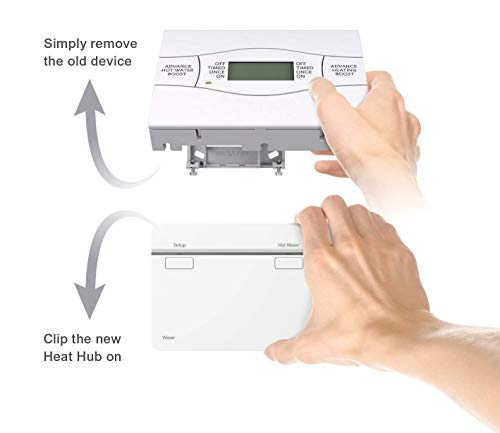 Wiser By Drayton Smart Thermostat Heating Kit Thermostat Kit 2 with 2 x Smart Radiator Thermostat TRV + Smart Plug – Heating & Hot Water for Conventional Boiler Complete Heating Control DIY Install