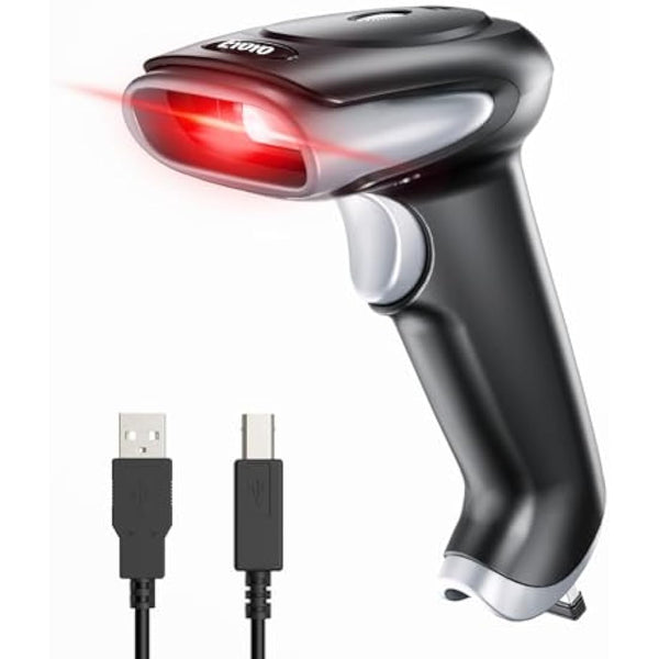 Eyoyo 2D Bluetooth Wireless Barcode Scanner, 2500mAh Cordless Handheld USB-Enabled QR & Barcode Reader for Libraries, Warehouses, Compatible with iPad, Android, iPhone, & Laptops Visit the Eyoyo Store