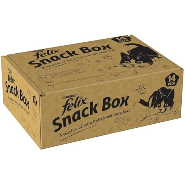 FELIX Mixed Snack Box Adult Cat Treats Pack 810g