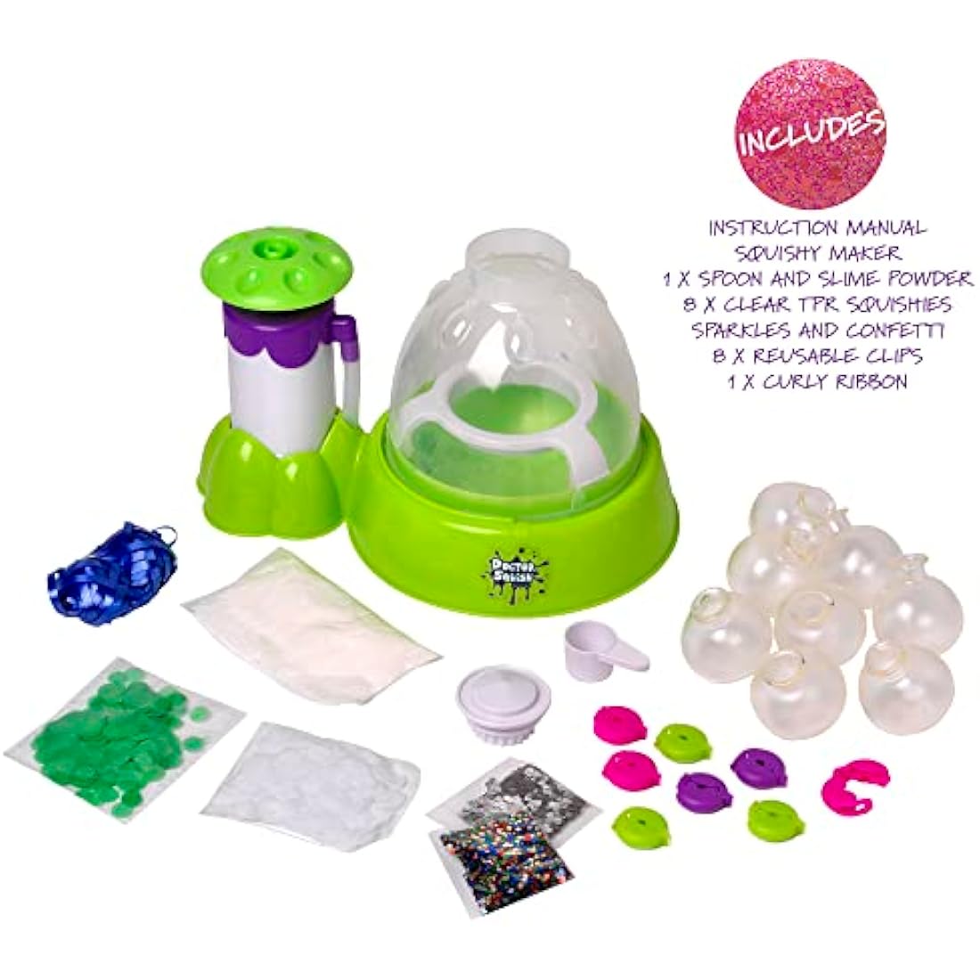 John Adams | Doctor Squish Squishy Maker: Make your own squishies! | Arts & crafts | Ages 8+, Green