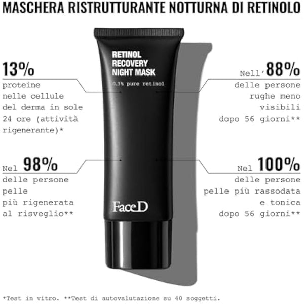 Face D - Retinol Night Restructuring Mask 75ml