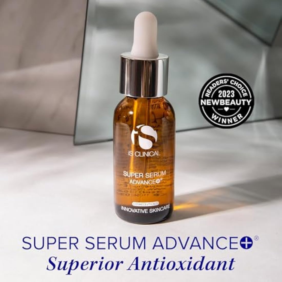 iS CLINICAL Super Serum Advance+ - Anti-Aging Vitamin C Face Serum, Reduces Scaring and Fine Stretch Marks, 1 Fl Oz