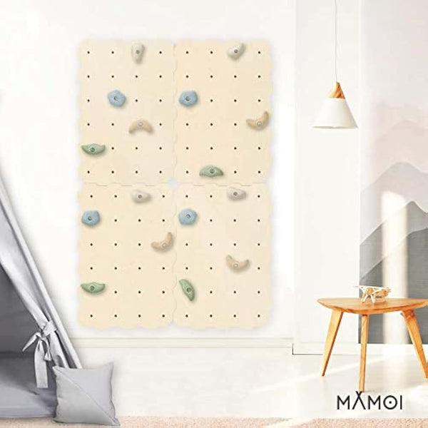 MAMOI® Climbing wall holds for kids 4/8 pcs | Climbing stones | Climbing holds for kids | Kids Climbing Holds | Rock Climbing Holds | Climbing Wall Holds | Climbing Holds for Wall | Made in EU