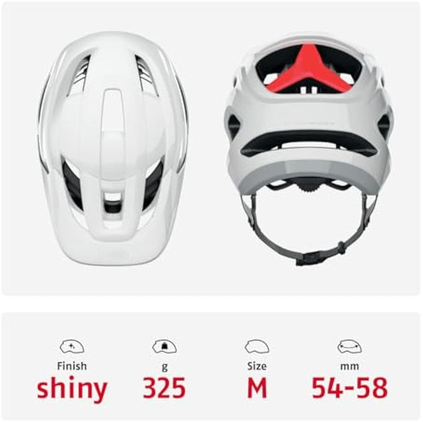 ABUS CliffHanger MTB helmet - bike helmet for demanding trails - with large ventilation openings & TriVider strap system - for men and women