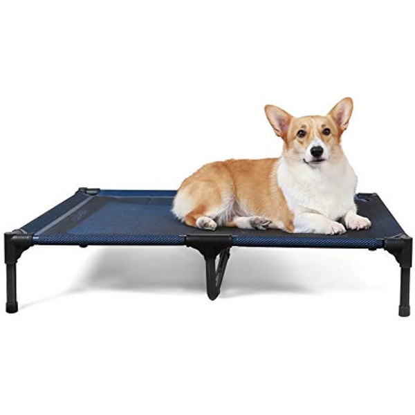 ANWA Elevated Dog Bed Large Size, Raised Dog Bed Outdoor Use, Portable Dog Cot Large Dogs