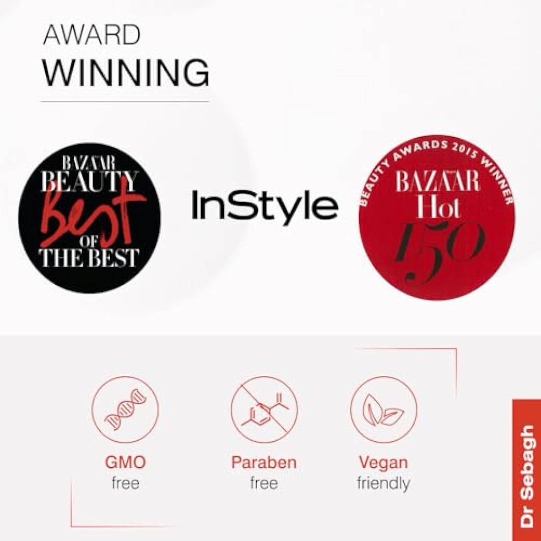 Dr Sebagh 2-in-1 Toner & Cleanser - (150 ml) | Award Winning Deep Cleansing & Toning Formula | Removes Dirt, Makeup & Impurities | Enhances Radiance, Tightens Pores & Soothes Skin | Maintains Moisture