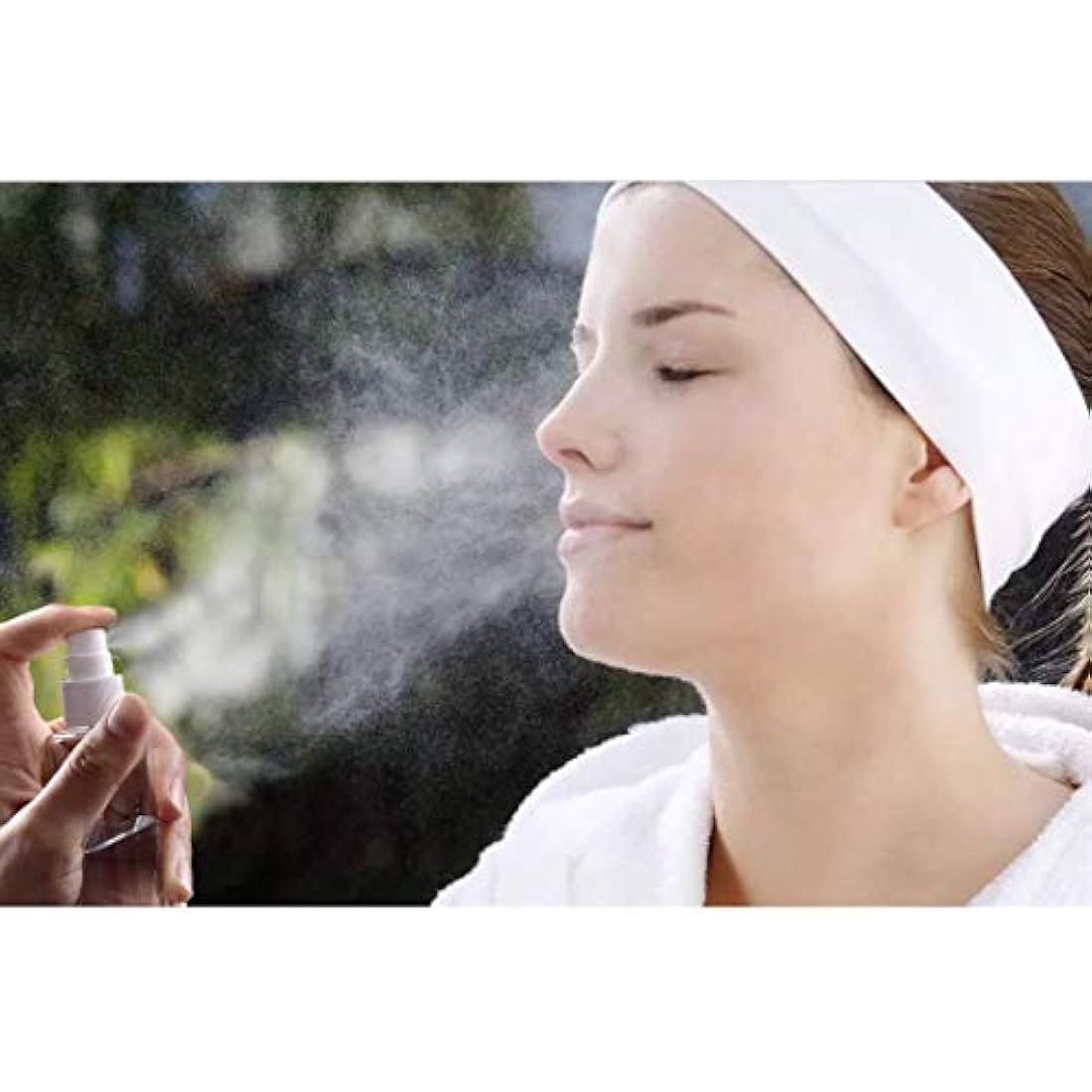 50ml Small Spray Bottle Empty Clear Fine Mist Spray Bottles Plastic Travel Atomiser Bottle Set Refillable Liquid Containers for Make-up Cosmetic Hair