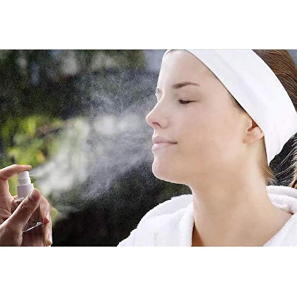 50ml Small Spray Bottle Empty Clear Fine Mist Spray Bottles Plastic Travel Atomiser Bottle Set Refillable Liquid Containers for Make-up Cosmetic Hair