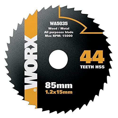 WORX WX439 500W 120mm Black and Orange Worx Saw Compact Circular Saw