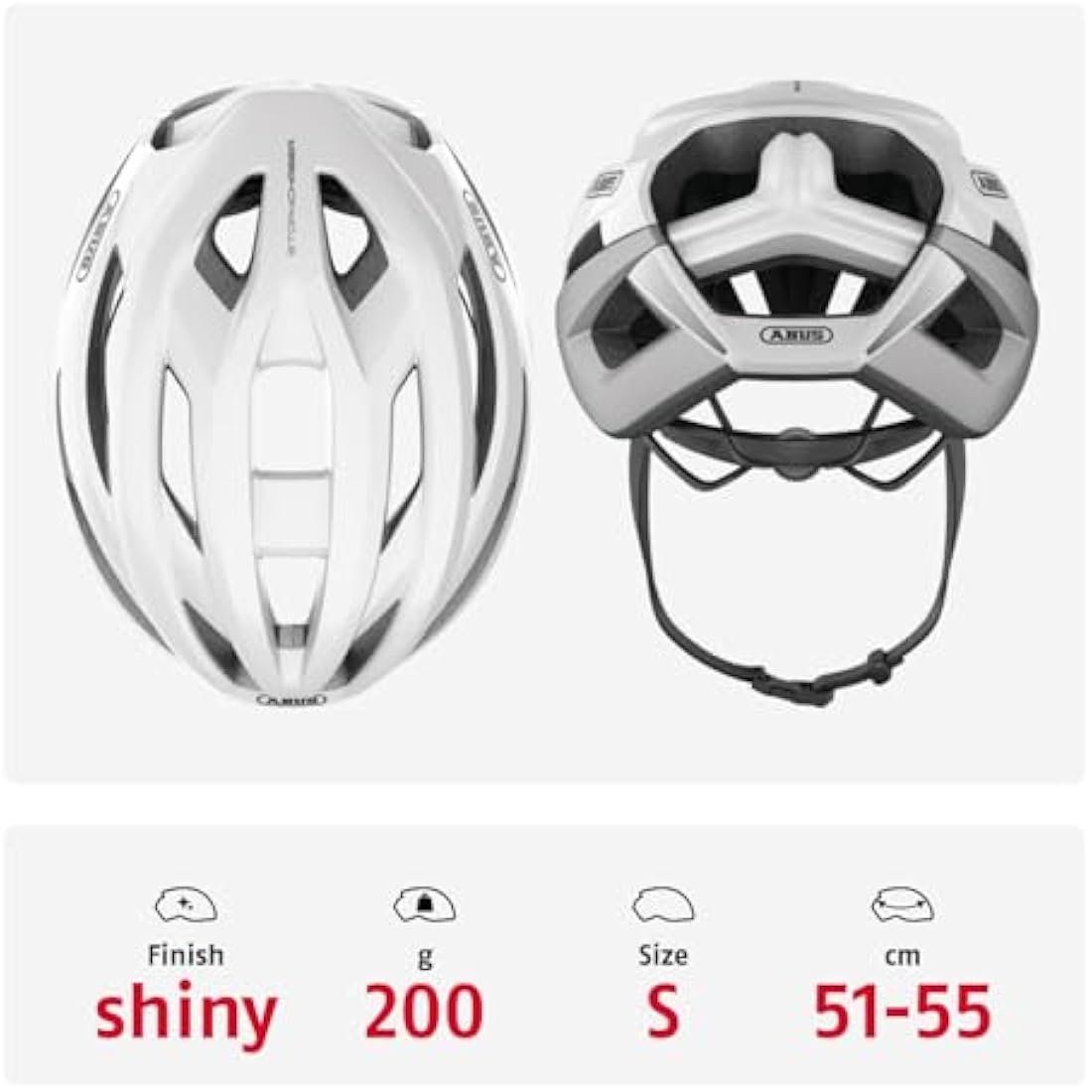 ABUS StormChaser road bike helmet - Lightweight and comfortable for professional cycling for men and women