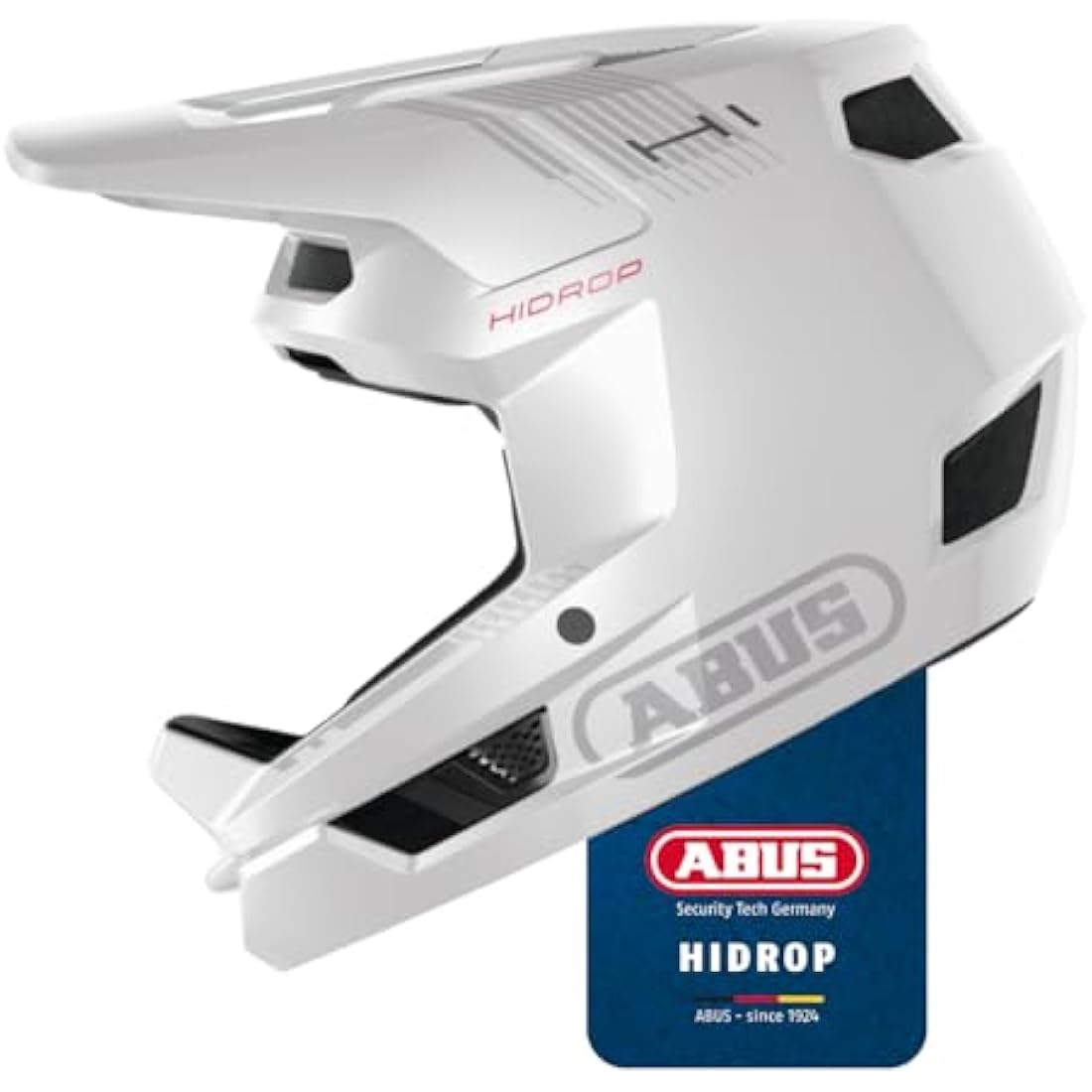 ABUS Downhill Bicycle Helmet HiDrop - Full-face Helmet with ABS Outer Shell for MTB Trails