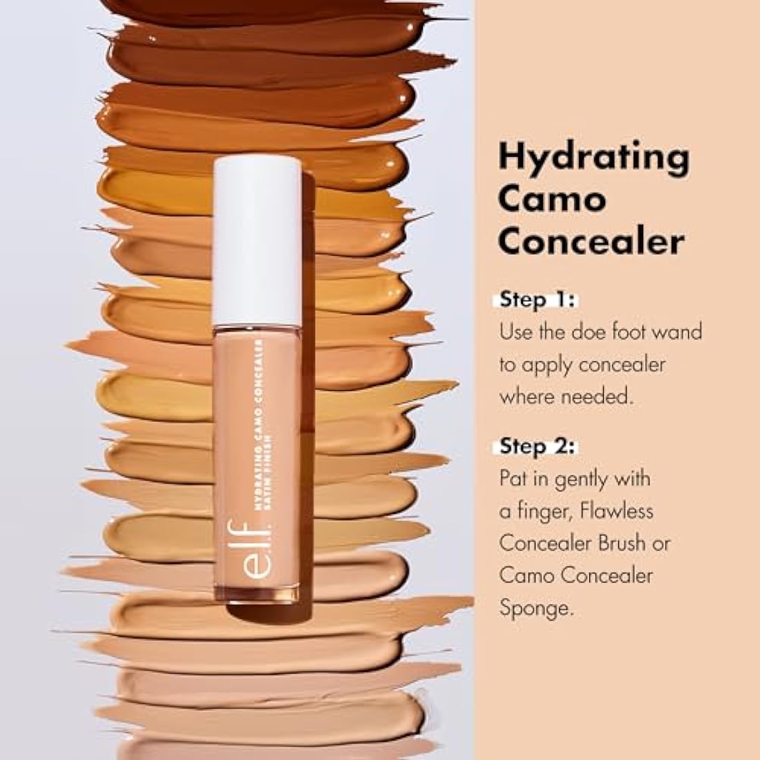 e.l.f Hydrating Satin Camo Concealer Rich Cocoa