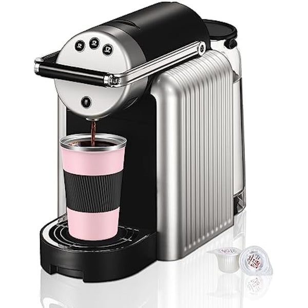 CS COSDDI Travel Mugs, Insulated Coffee Cup with Leakproof Lid - Reusable Coffee Cups Travel - Car Coffee Cup - Stainless Steel Coffee Mug for Hot and Cold Water and Tea, 380ml