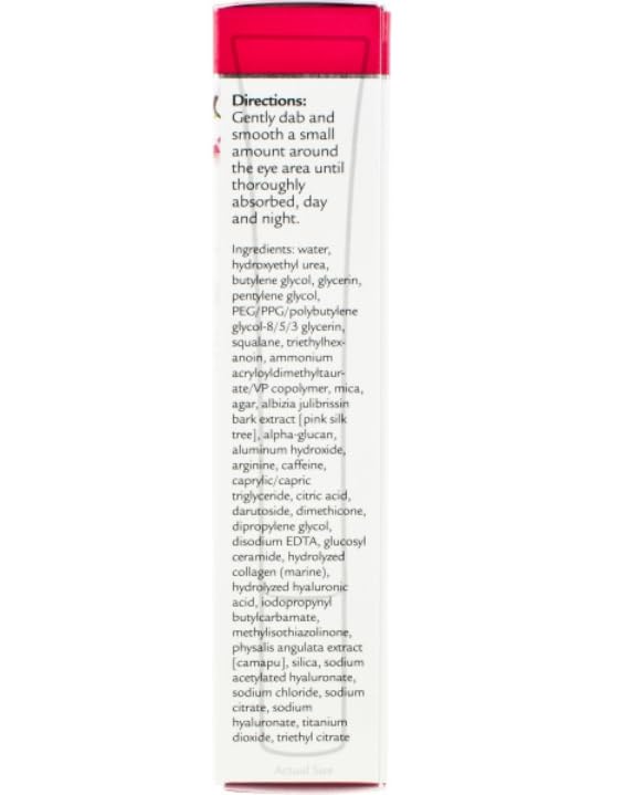 Hada Labo Tokyo Age Correcting Eye Cream 0.5 Fluid Ounce - with Super Hyaluronic Acid Caffeine Collagen and Light Diffusing Pigments - lightweight non-greasy fragrance free (packaging may vary)