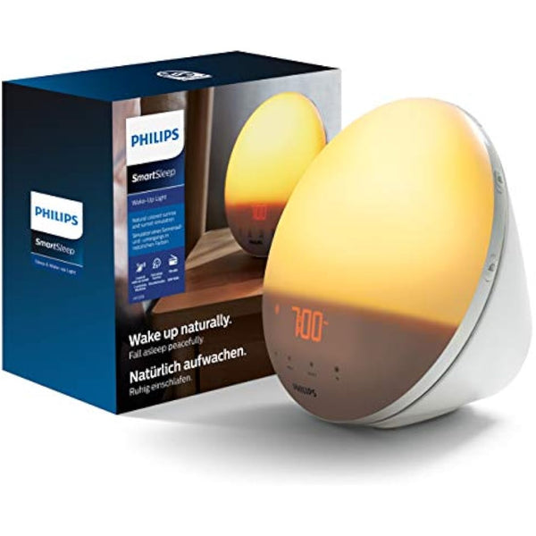 Philips Wake Up Light, White, 5 Natural Alarm Sounds