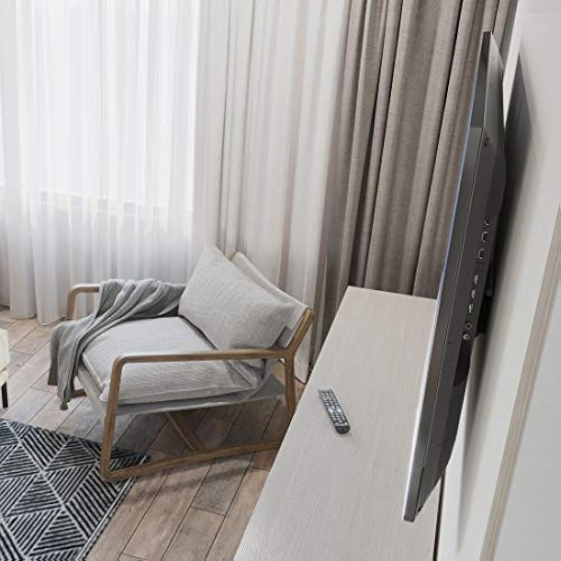 Hama "Strong" FIX TV Wall Bracket | 800 x 400 VESA | For TV's up to 229 cm (90") | Up to 100kg | Black